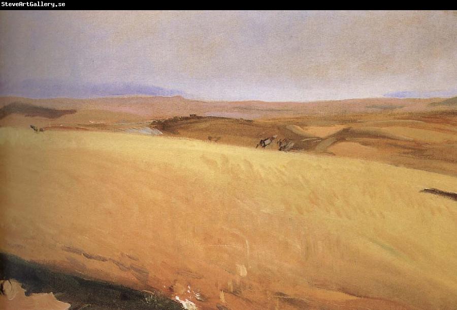 Joaquin Sorolla Castilla wheat field